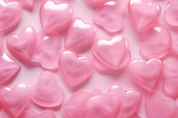 3D Heart Background