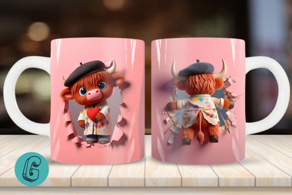 3D V-day Artist Highland Cow Mug Wrap 10: A Comprehensive Evaluation for Creative Professionals
