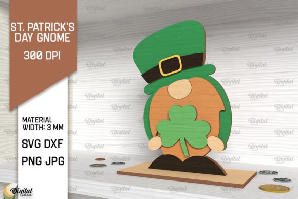 Unlock Creativity with 3D St. Patrick's Day Gnome Laser Cut Files: The Ultimate Digital Crafting Guide