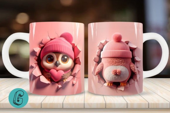 Valentine Owl 3D Mug Wrap 2 Side 12: A Comprehensive Guide for Creative Projects