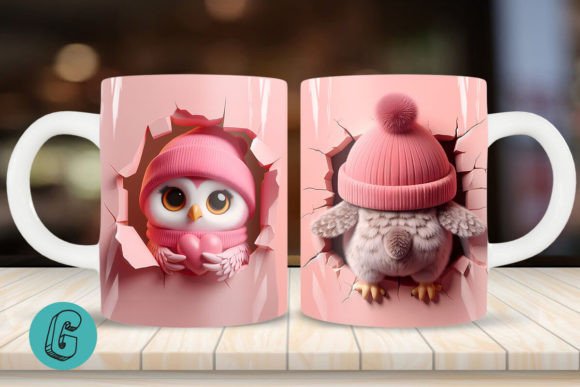 Valentine Owl 3D Mug Wrap 2 Side 13: A Comprehensive Evaluation for DIY Creators